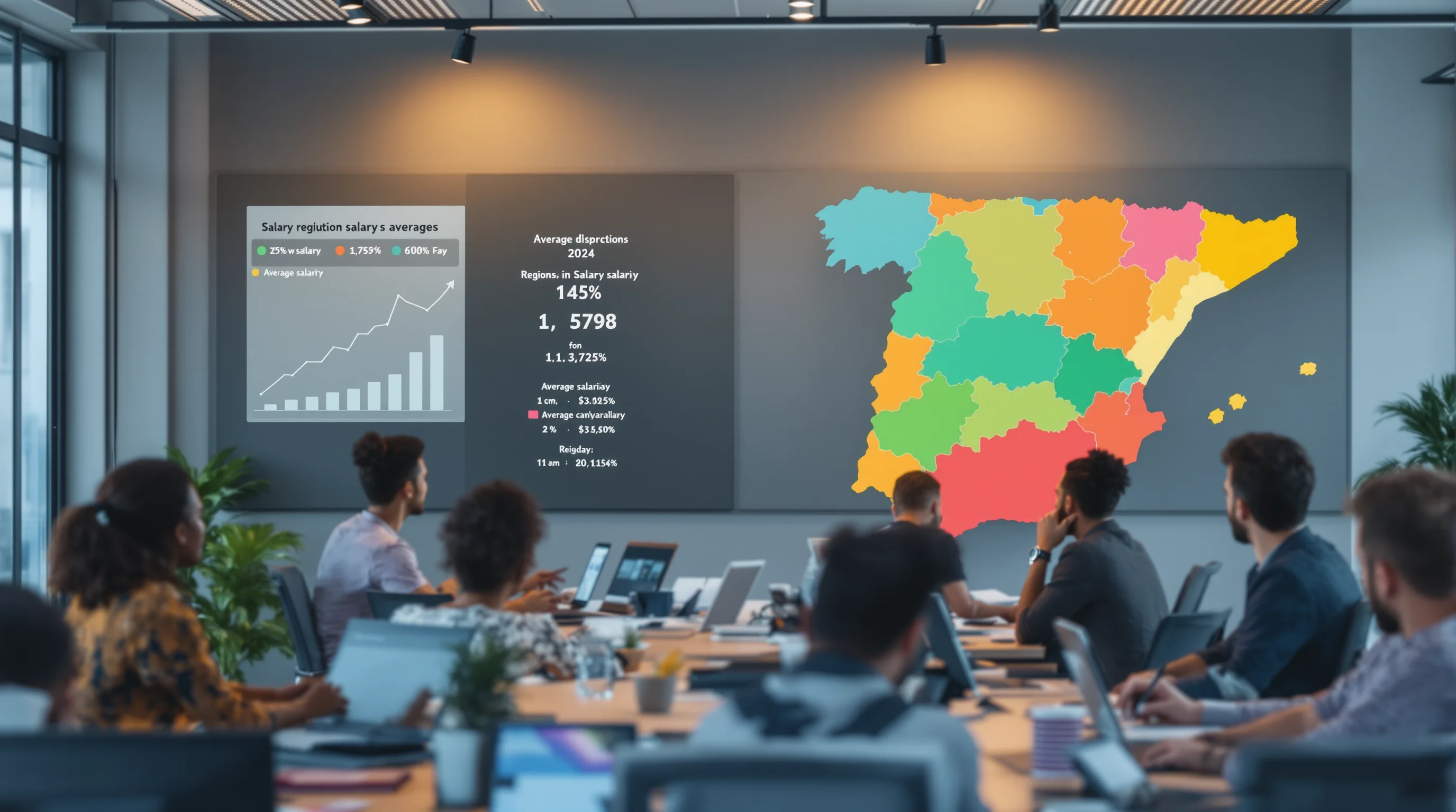 Salario medio en España: evolución reciente y diferencias regionales en 2024
