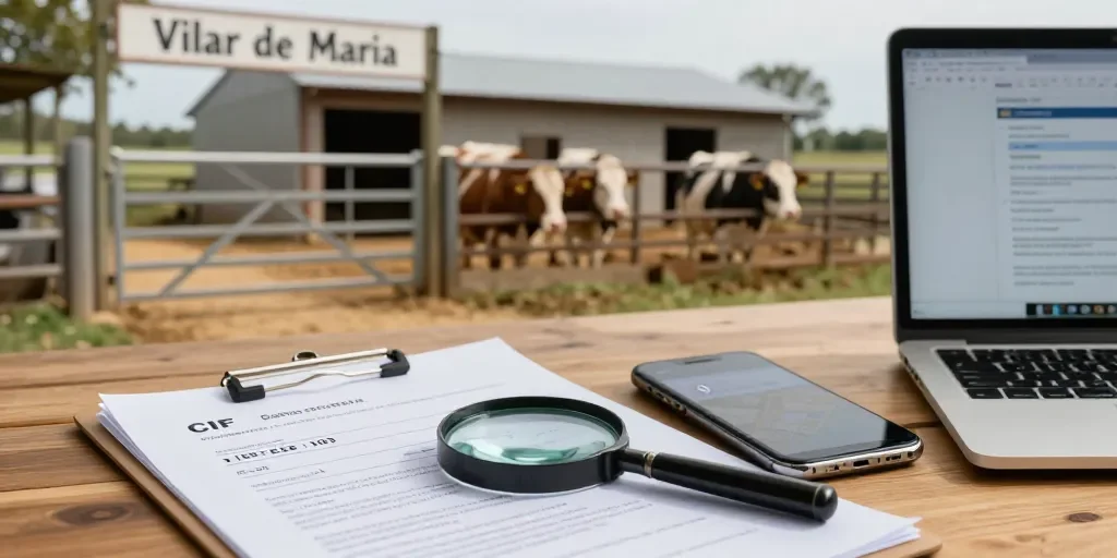 Vilar de Maria ganaderia: ¿el CIF, la dirección y contactos son fiables?